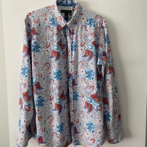 INC International Concepts floral shirt/ M (unisex)